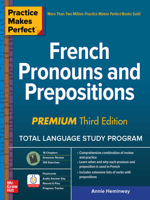 Title details for French Pronouns and Prepositions by Annie Heminway - Available